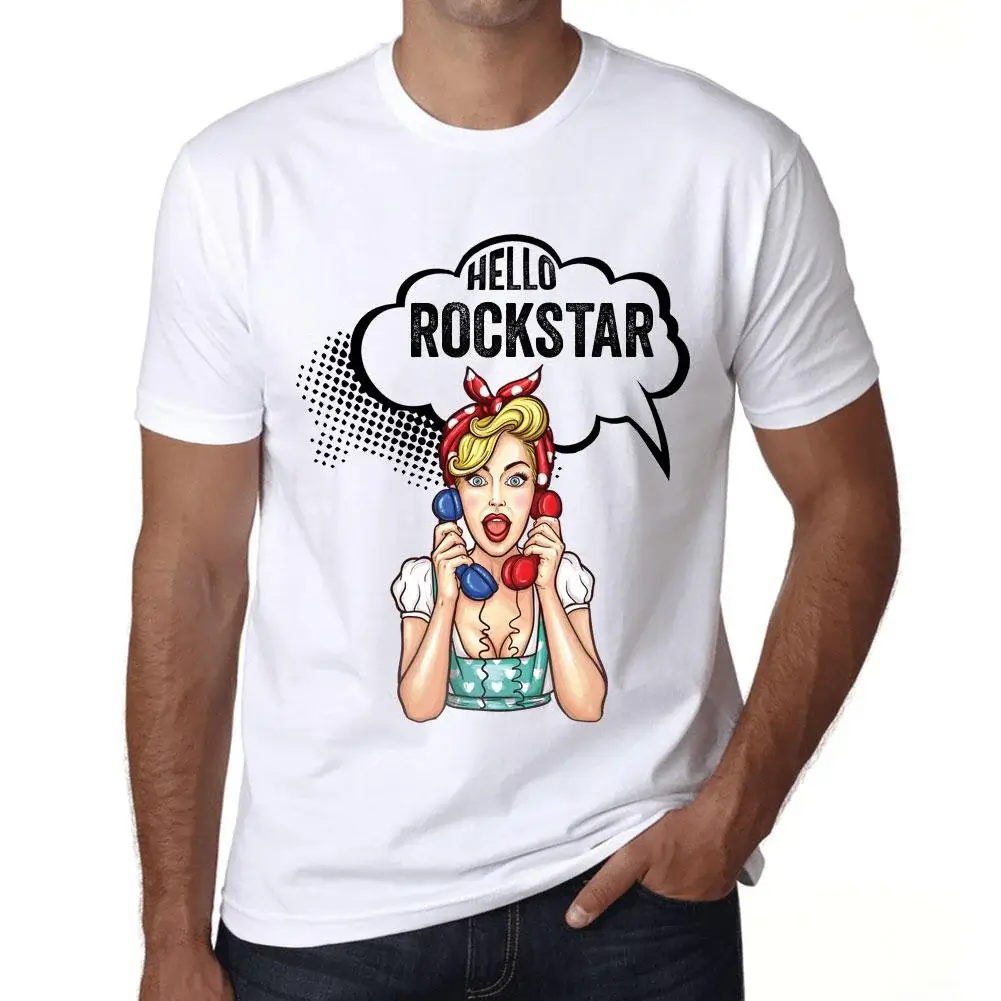 Herren Grafik T-Shirt V-Ausschnitt Hallo Rockstar – Hello Rockstar - Bild 29 von 35