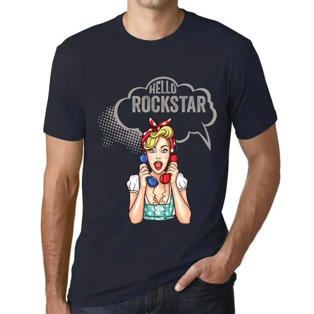 Herren Grafik T-Shirt V-Ausschnitt Hallo Rockstar – Hello Rockstar - Bild 8 von 35