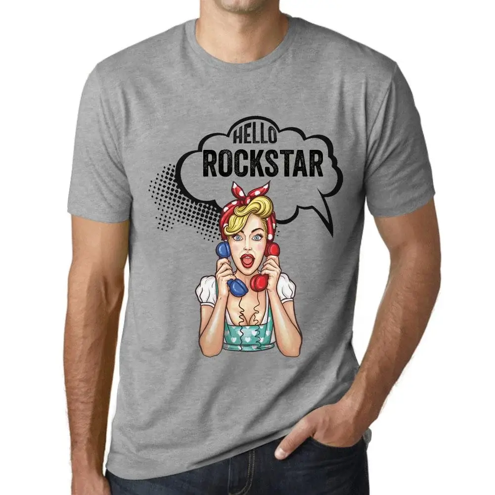 Herren Grafik T-Shirt V-Ausschnitt Hallo Rockstar – Hello Rockstar - Bild 22 von 35