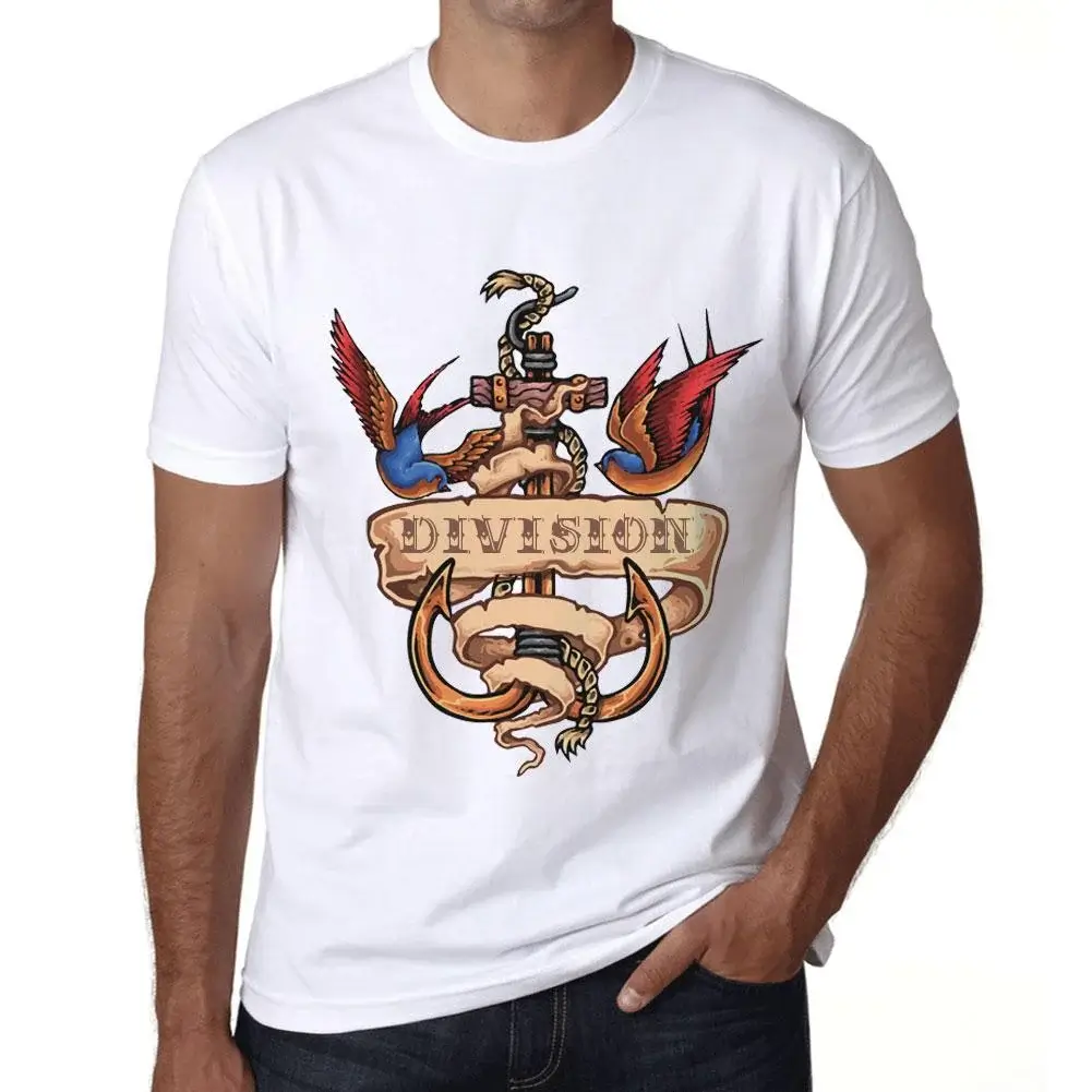 Men's Graphic T-Shirt Anchor Tattoo Division Eco-Friendly Limited Edition