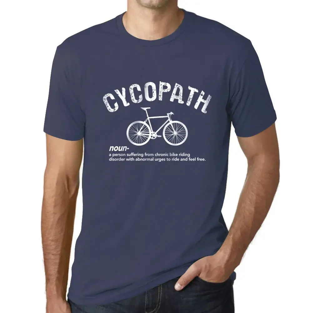 Men's Graphic T-Shirt Cycopath Cycling Theme Eco-Friendly Limited Edition