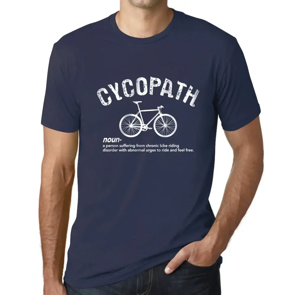 Men's Graphic T-Shirt Cycopath Cycling Theme Eco-Friendly Limited Edition