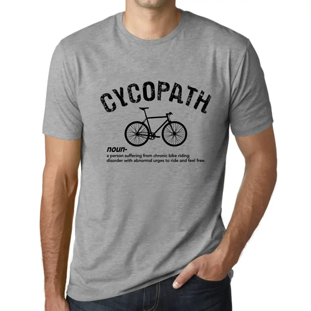 Men's Graphic T-Shirt Cycopath Cycling Theme Eco-Friendly Limited Edition