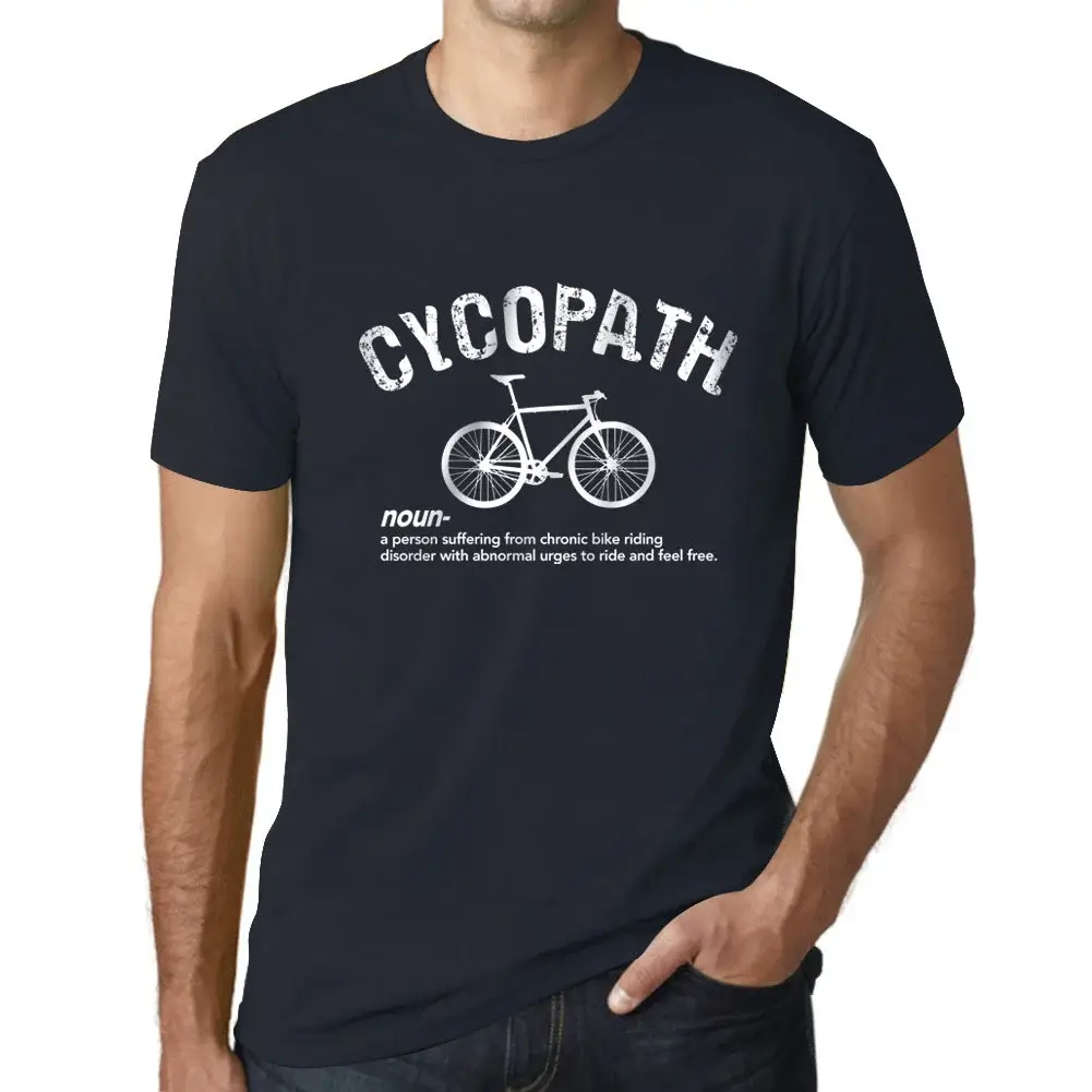 Men's Graphic T-Shirt Cycopath Cycling Theme Eco-Friendly Limited Edition