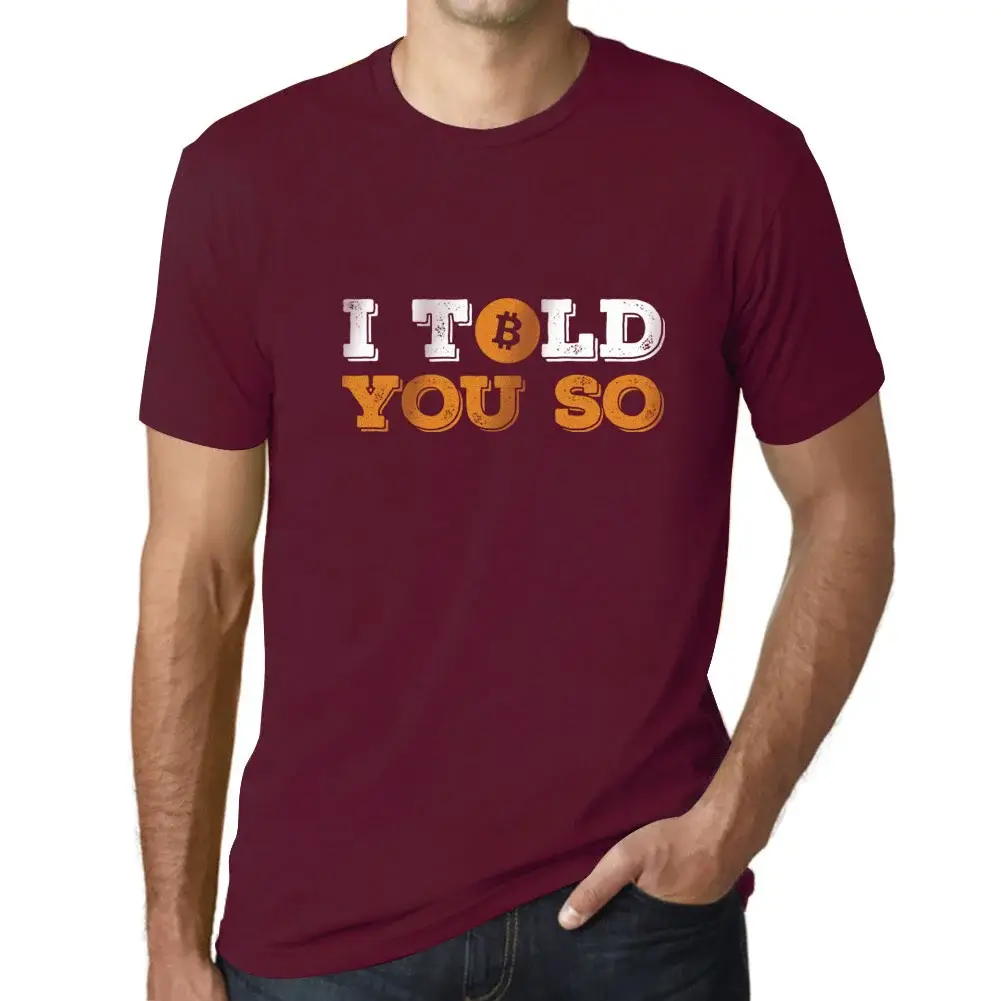 Herren Grafik T-Shirt Ich habe Ihnen gesagt so bitcoin hodl btc  Krypto-Händler | eBay.de