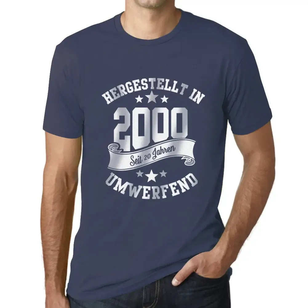 Herren Grafik T-Shirt Hergestellt In 2000 Geschenk 24. Geburtstag Jahrestag 24 - Bild 15 von 77
