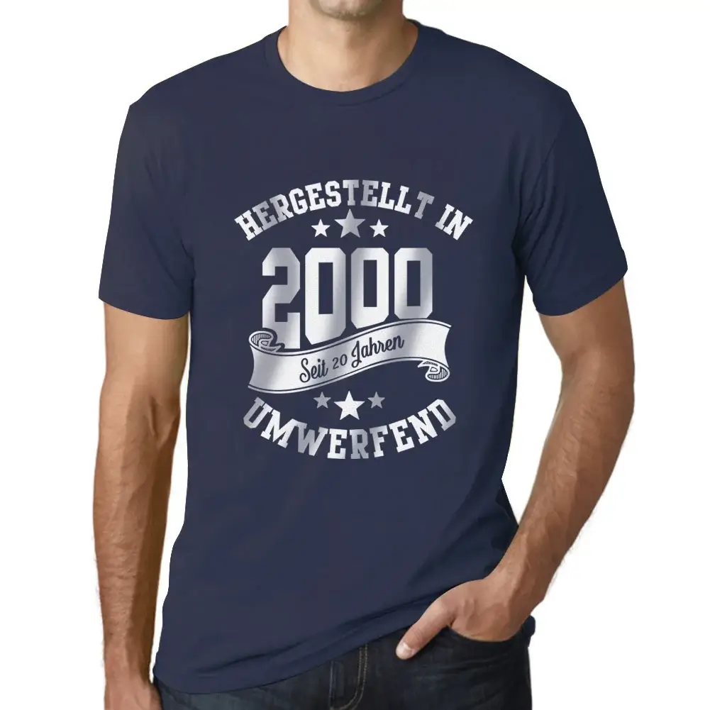 Herren Grafik T-Shirt Hergestellt In 2000 Geschenk 24. Geburtstag Jahrestag 24 - Bild 36 von 77