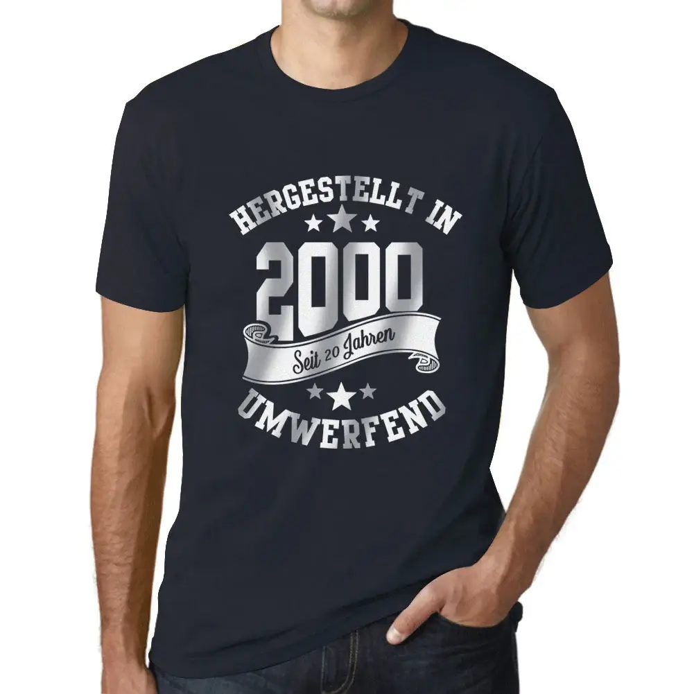 Herren Grafik T-Shirt Hergestellt In 2000 Geschenk 24. Geburtstag Jahrestag 24 - Bild 22 von 77
