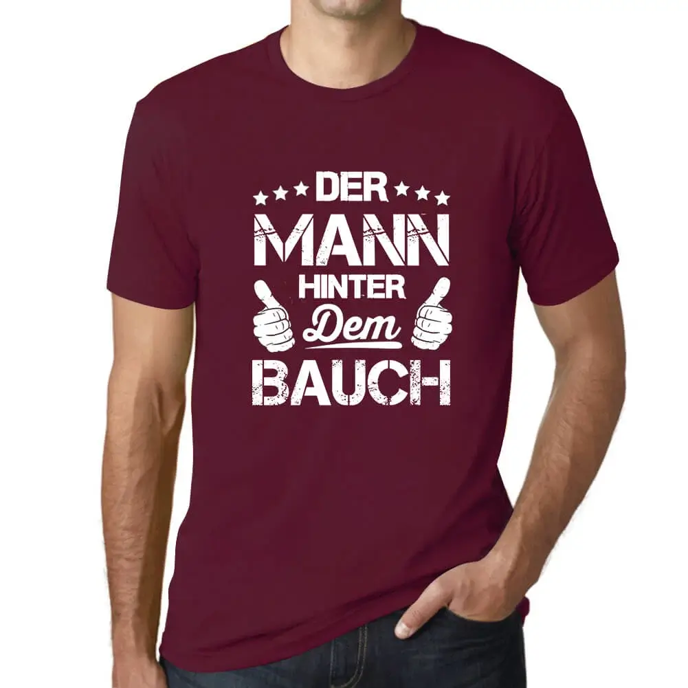 Herren Grafik T-Shirt Der Mann Hinter Dem Bauch Öko-Verantwortlich Vintage - Bild 8 von 77