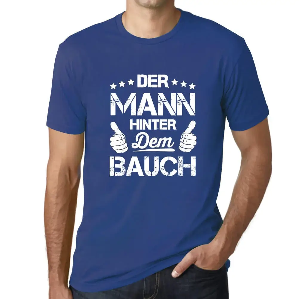 Herren Grafik T-Shirt Der Mann Hinter Dem Bauch Öko-Verantwortlich Vintage - Bild 64 von 77