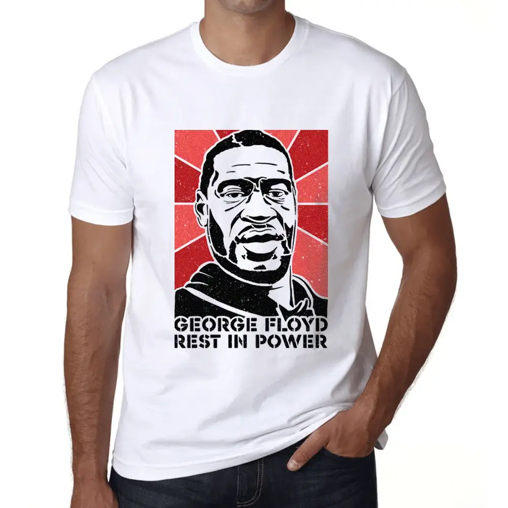 MEN'S GRAPHIC T-SHIRT George Floyd Rest In Power Eco-Friendly Limited ...