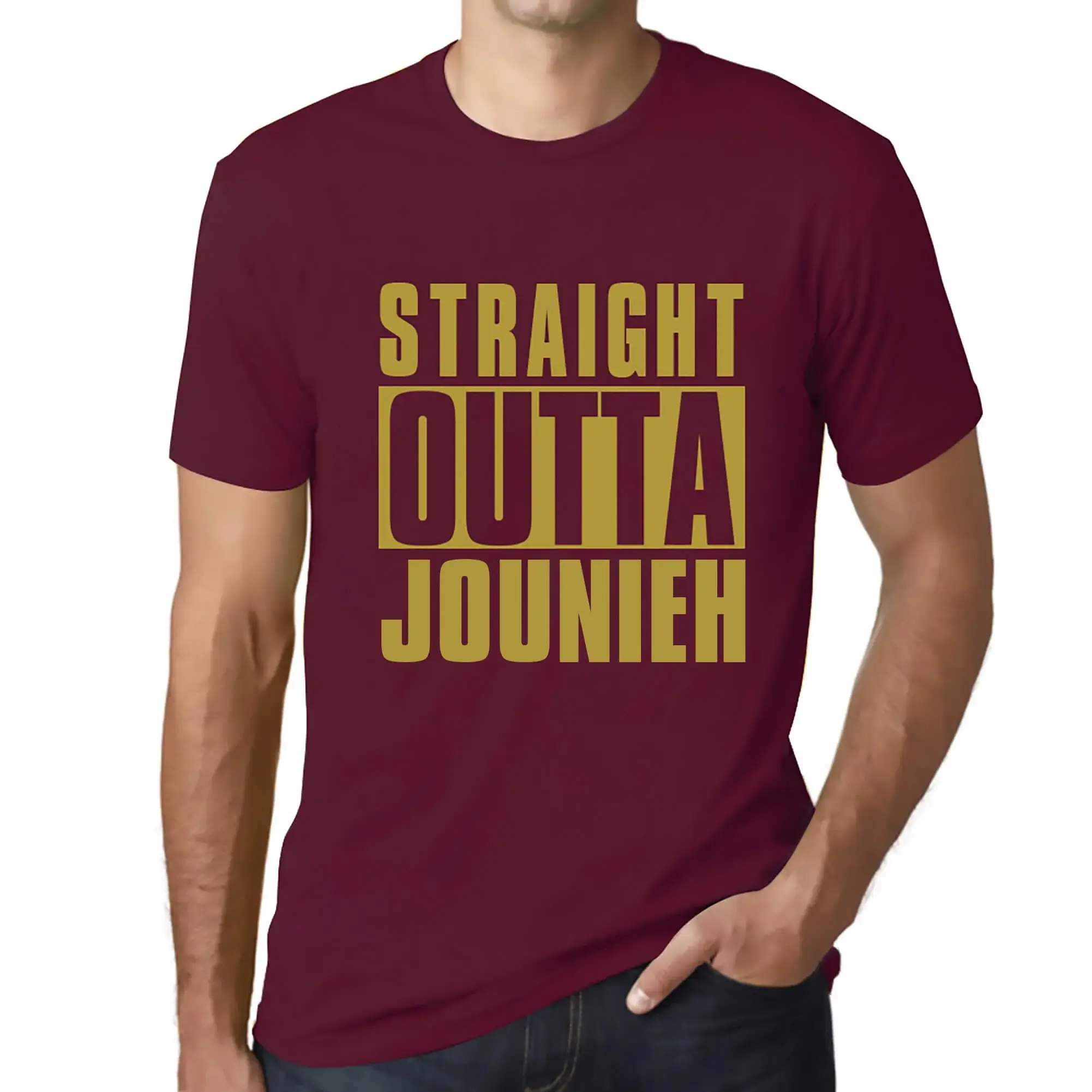Camiseta gráfica para hombre Straight Outta Jounieh edición limitada ecológica - Imagen 22 de 252