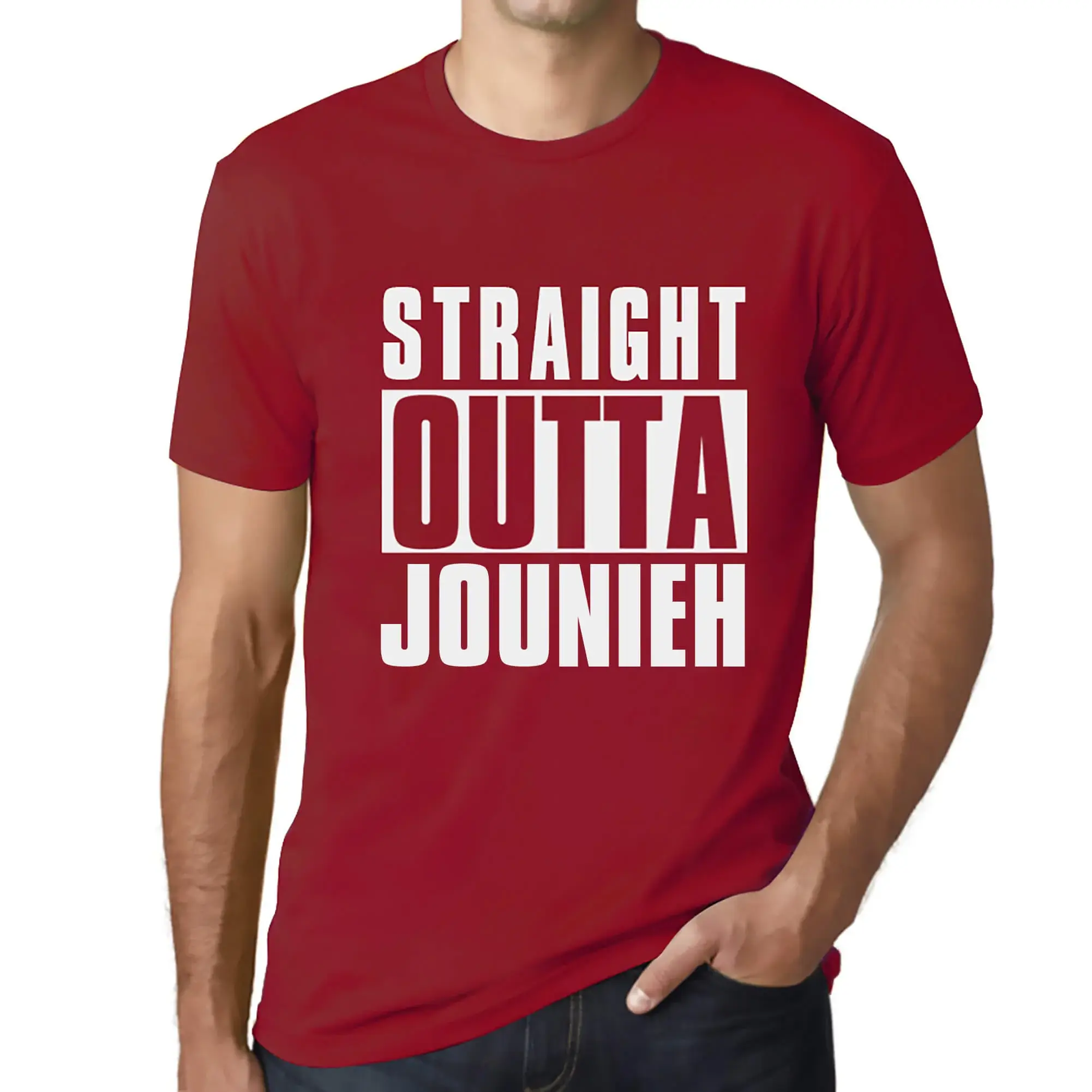 Camiseta gráfica para hombre Straight Outta Jounieh edición limitada ecológica - Imagen 225 de 252