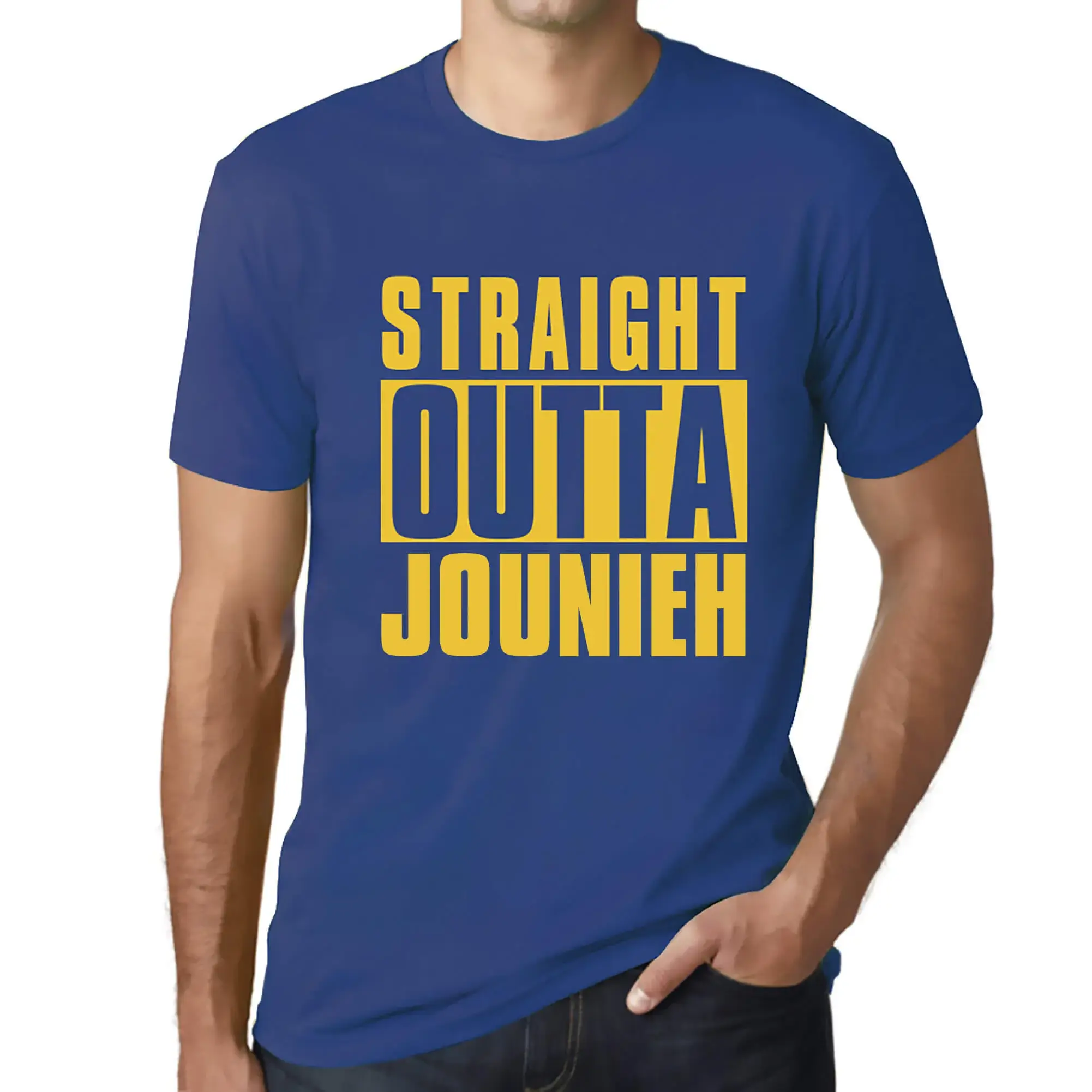 Camiseta gráfica para hombre Straight Outta Jounieh edición limitada ecológica - Imagen 204 de 252