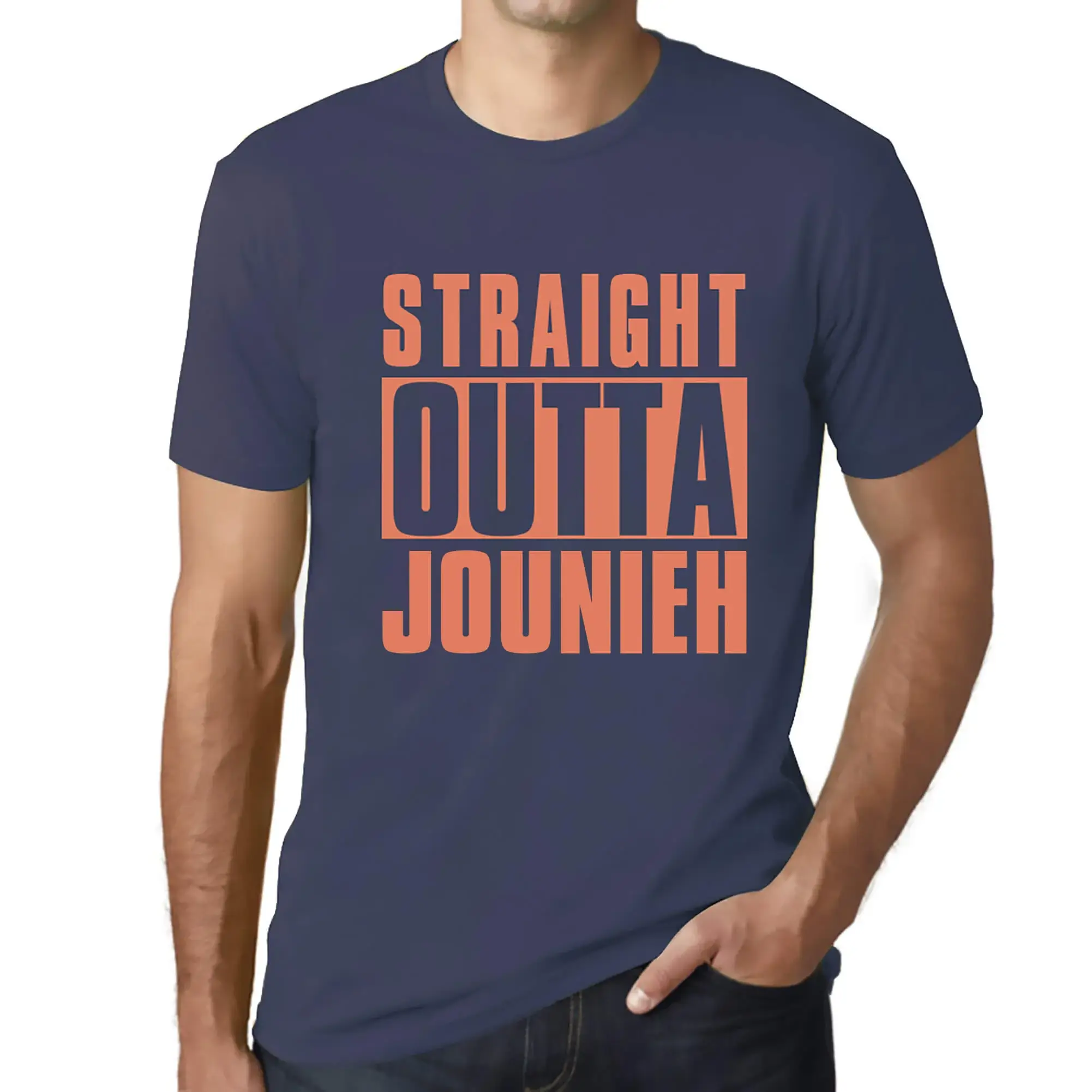 Camiseta gráfica para hombre Straight Outta Jounieh edición limitada ecológica - Imagen 57 de 252