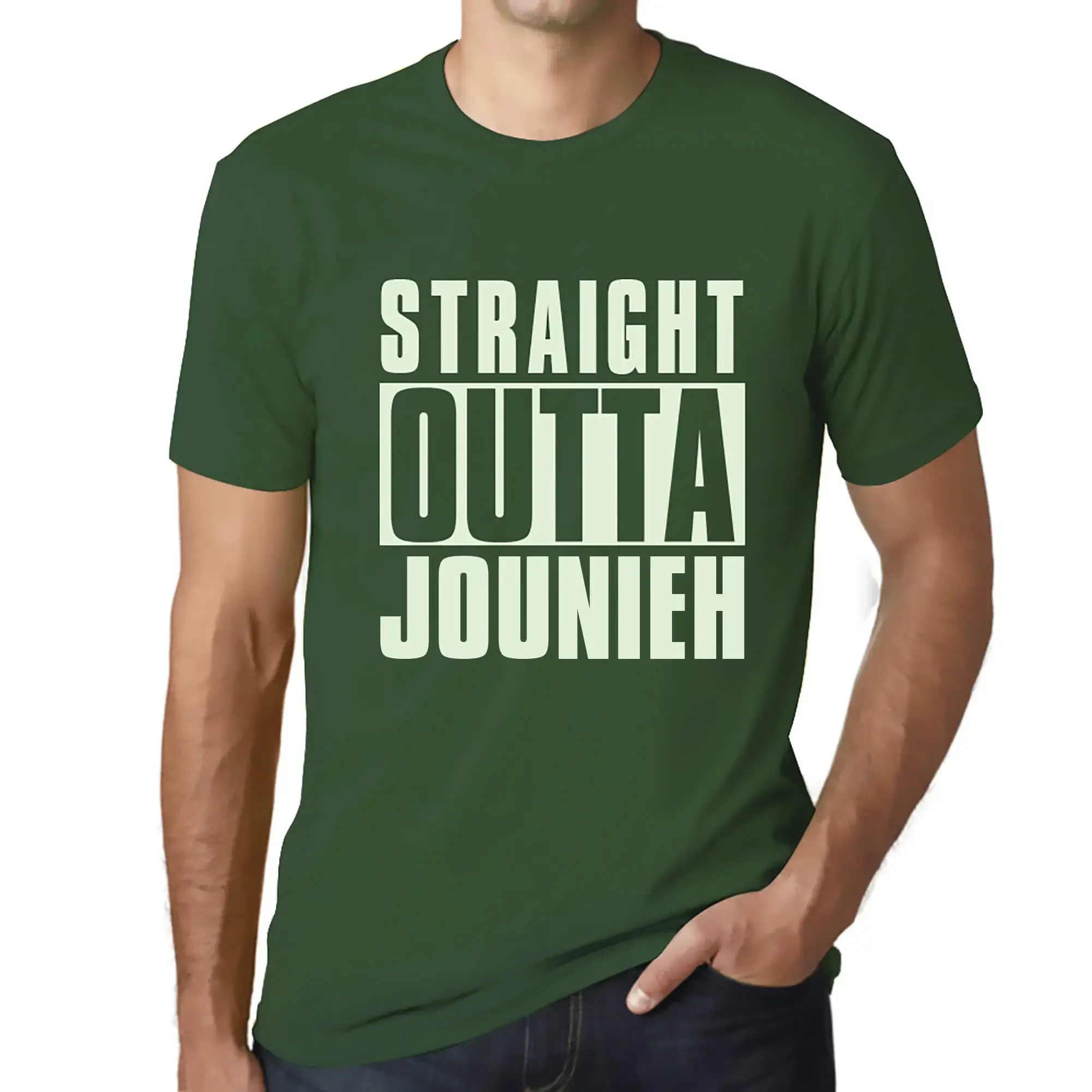 Camiseta gráfica para hombre Straight Outta Jounieh edición limitada ecológica - Imagen 15 de 252