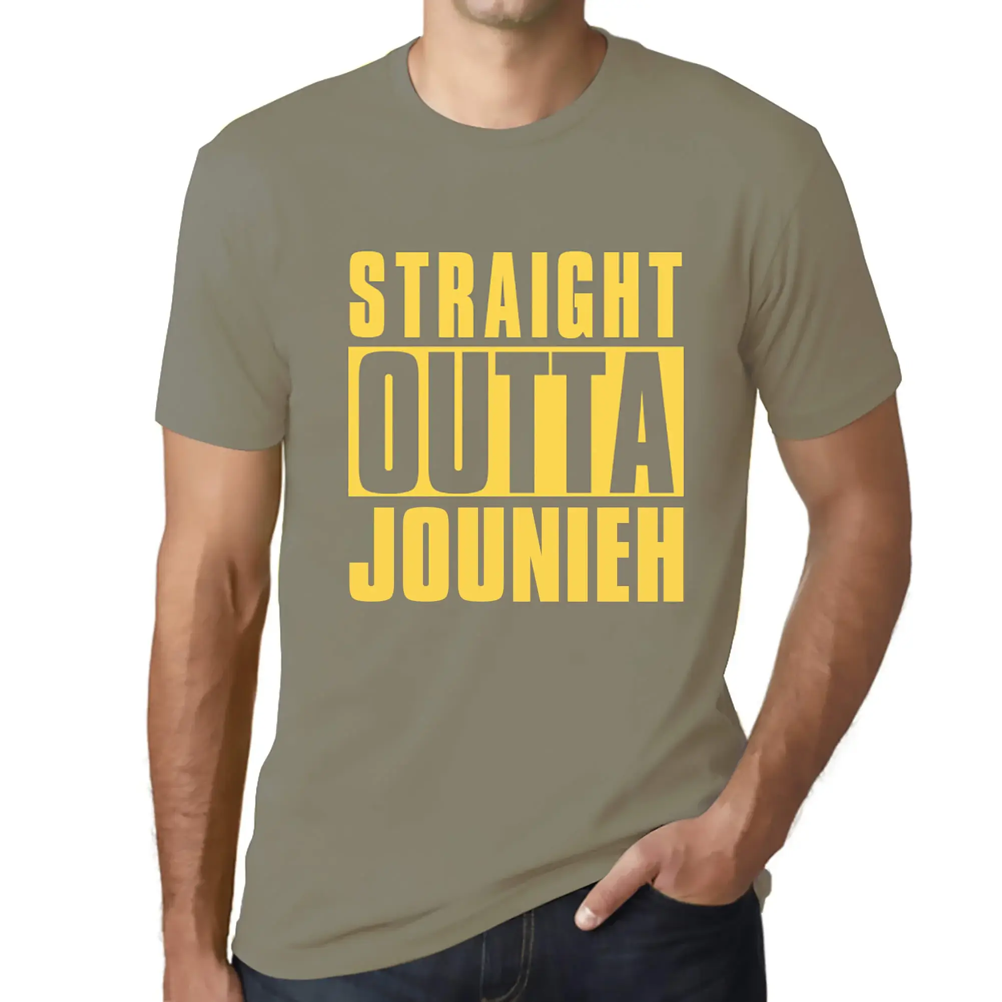Camiseta gráfica para hombre Straight Outta Jounieh edición limitada ecológica - Imagen 106 de 252
