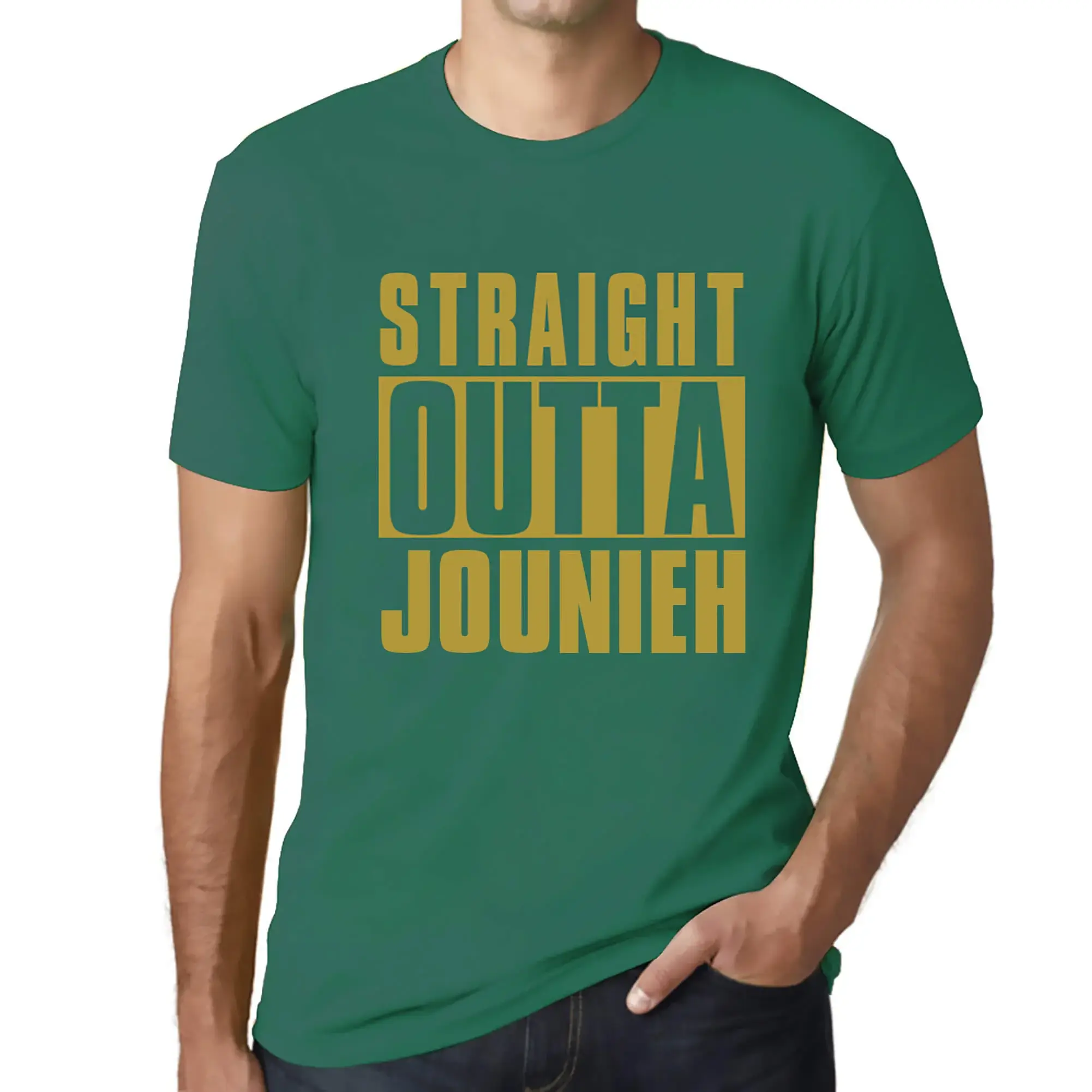 Camiseta gráfica para hombre Straight Outta Jounieh edición limitada ecológica - Imagen 71 de 252