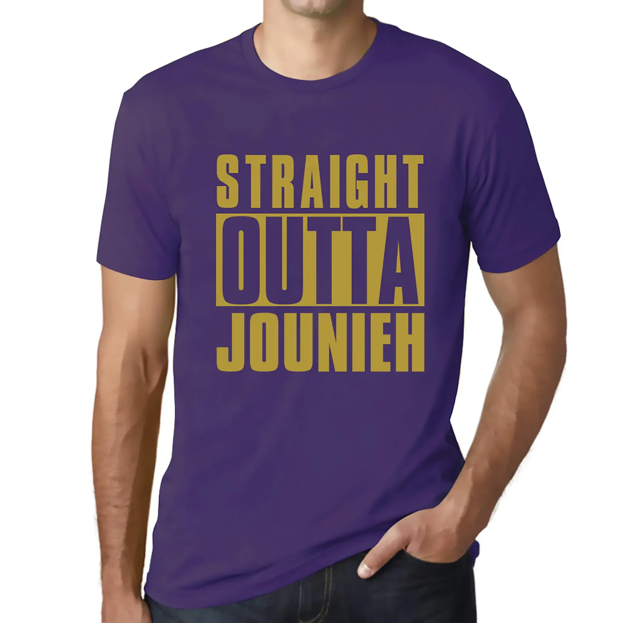 Camiseta gráfica para hombre Straight Outta Jounieh edición limitada ecológica - Imagen 36 de 252