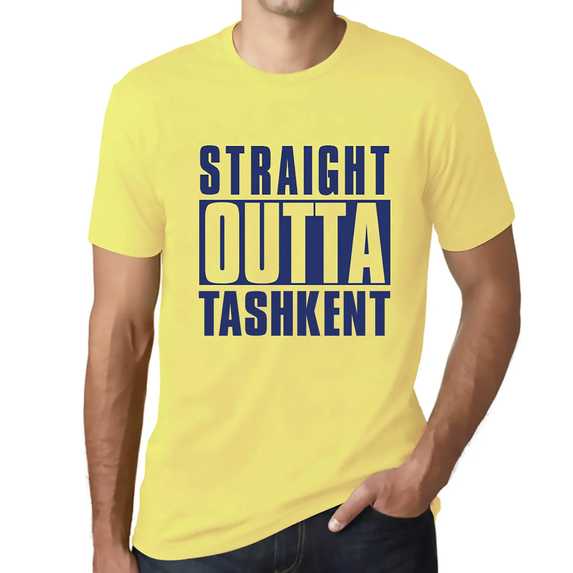 Men's Graphic T-Shirt Straight Outta Tashkent Eco-Friendly Limited Edition - Picture 190 of 252