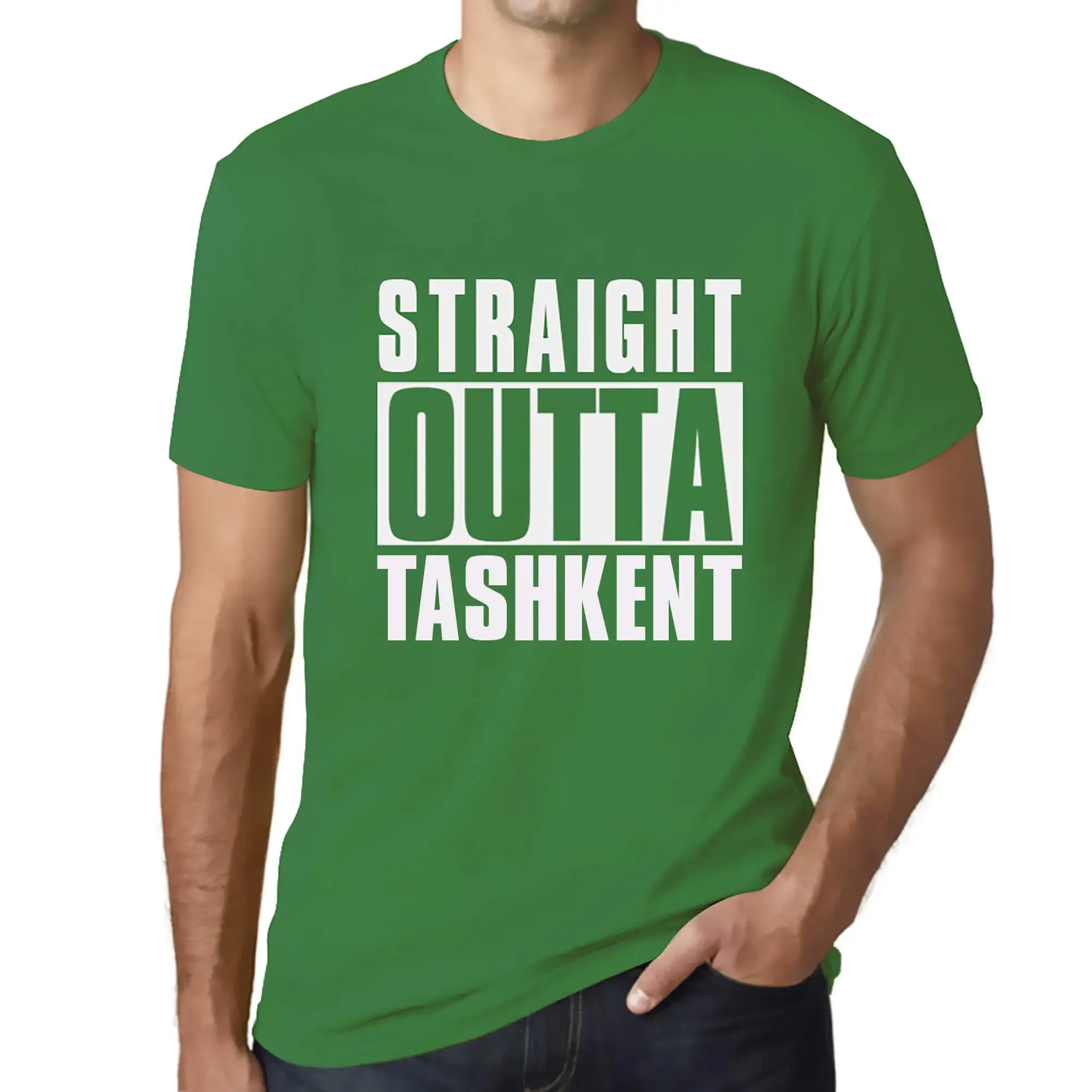 Men's Graphic T-Shirt Straight Outta Tashkent Eco-Friendly Limited Edition - Picture 99 of 252