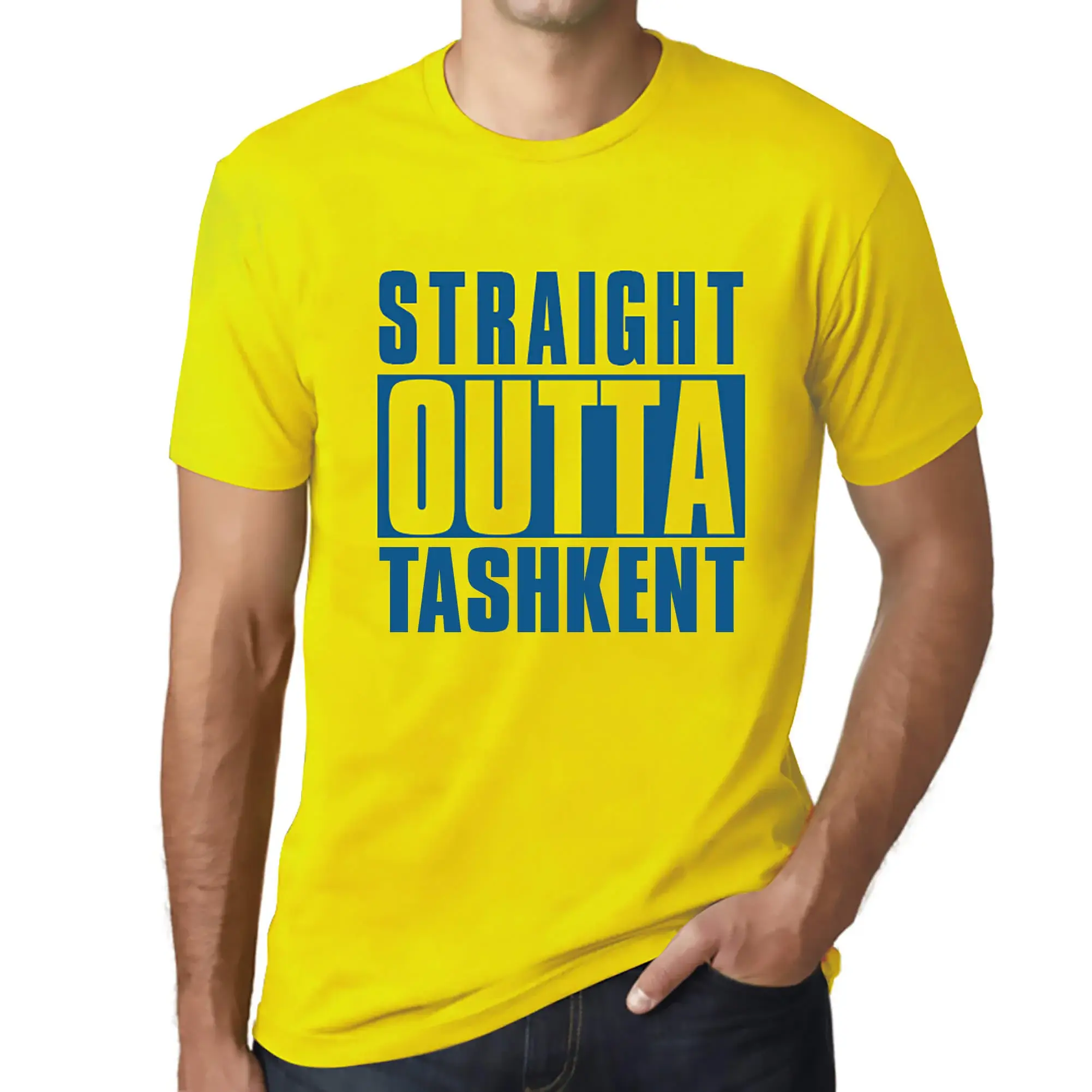 Men's Graphic T-Shirt Straight Outta Tashkent Eco-Friendly Limited Edition - Picture 113 of 252