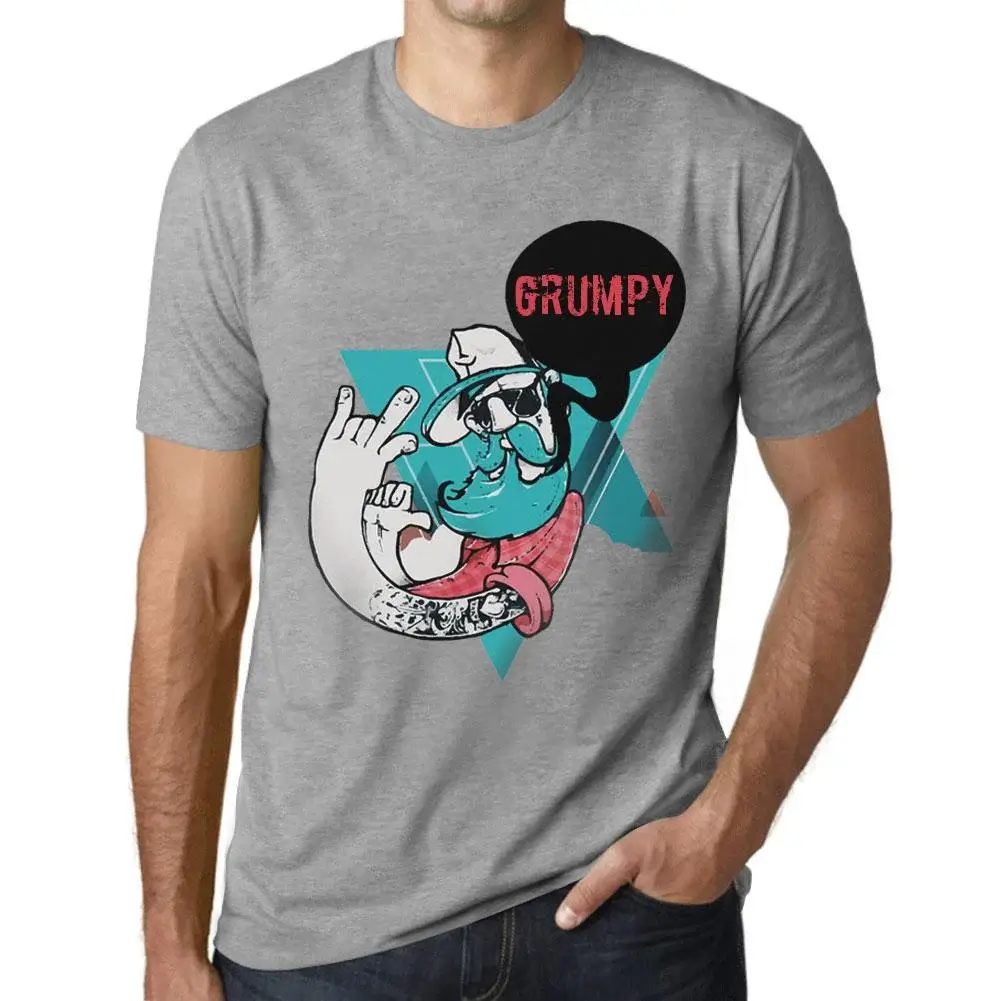 Men's Graphic T-Shirt Funky Grampa Grumpy Eco-Friendly Limited Edition ...