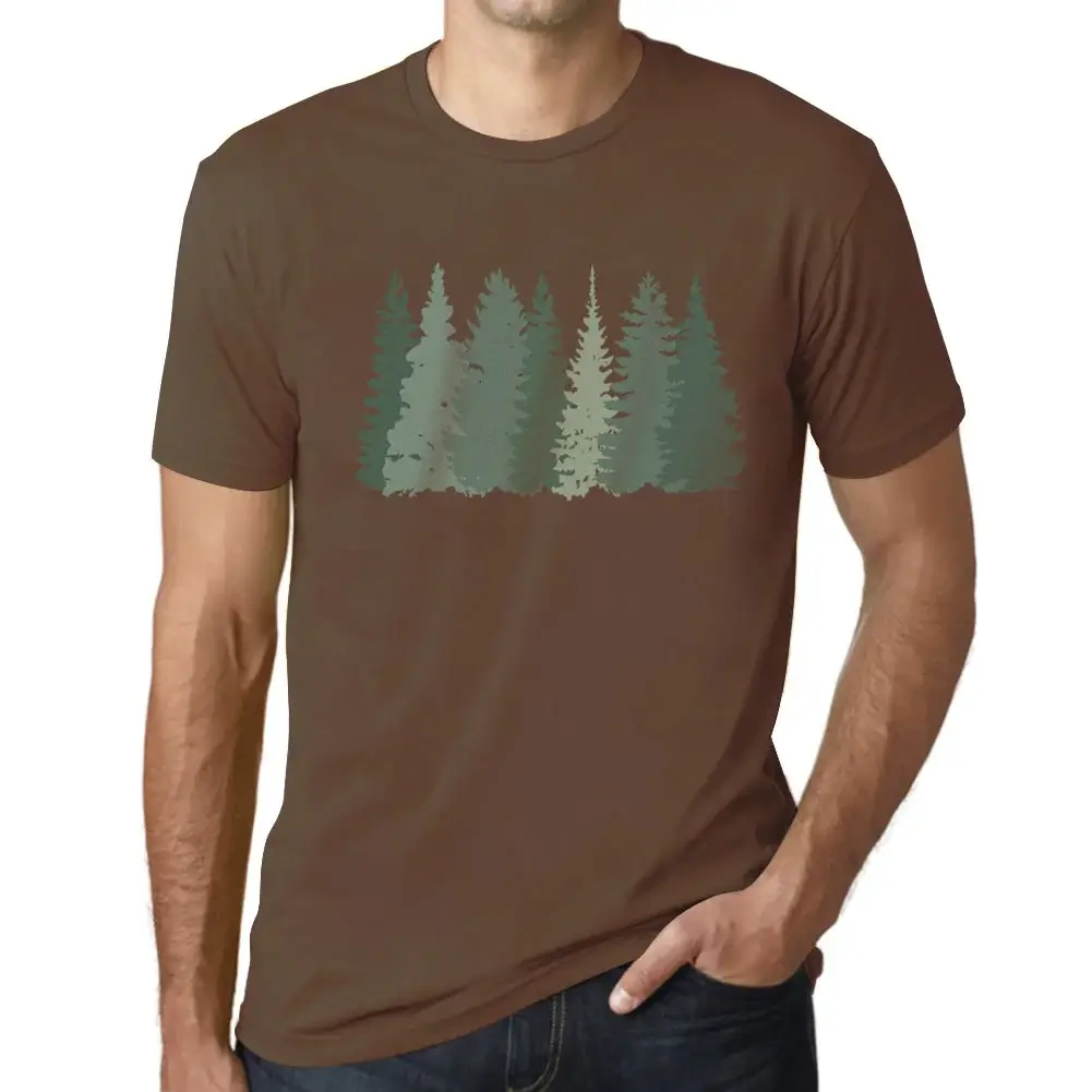 Herren Grafik T-Shirt Waldbäume umweltfreundlich limitierte Auflage kurzärmelig - Bild 8 von 21