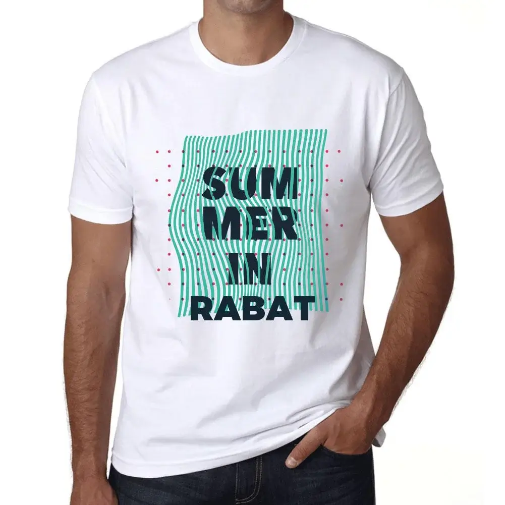 Camiseta Estampada para Hombre Verano En Rabat – Summer In Rabat – T-shirt - Imagen 15 de 28