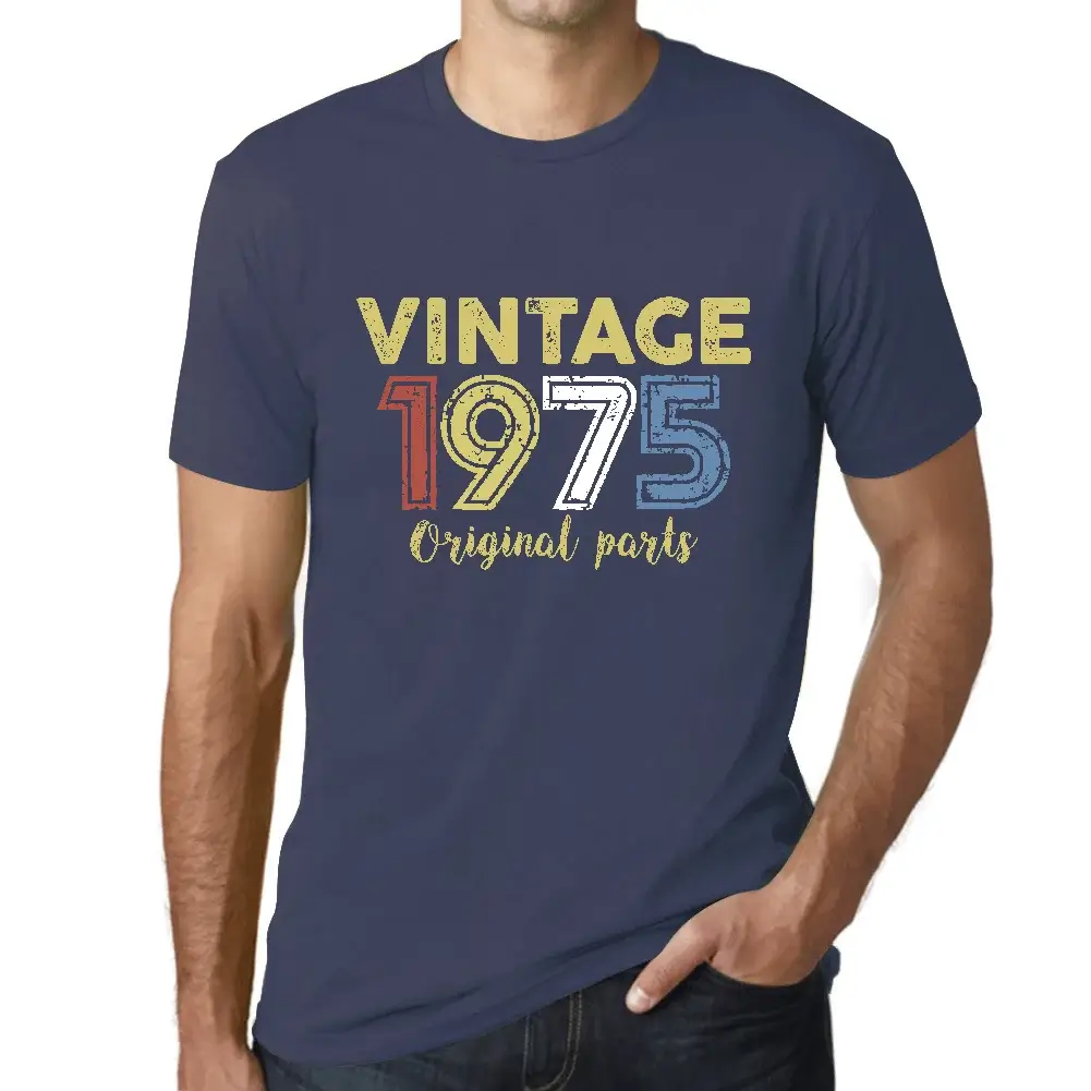 Men's Graphic T-Shirt Original Parts 1975 49th Birthday Anniversary 49 Year Old - Foto 8 di 28