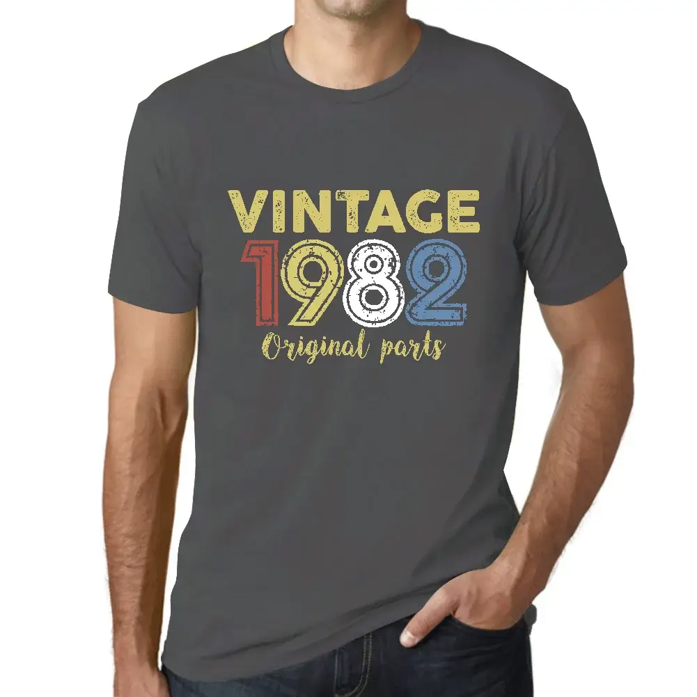Men's Graphic T-Shirt Original Parts 1982 42nd Birthday Anniversary 42 Year Old - Bild 15 von 28