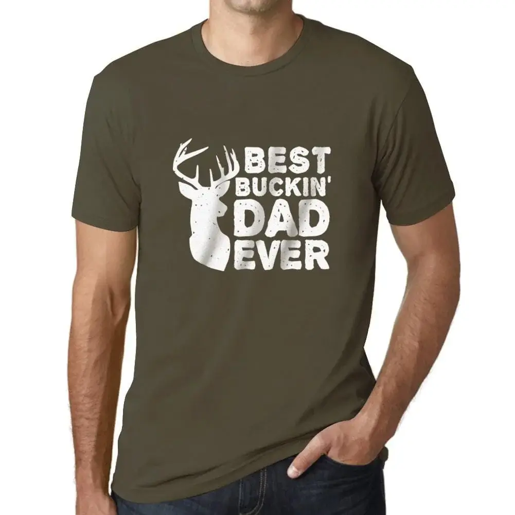 Herren Grafik T-Shirt Best Buckin' Dad Ever Eco-Friendly Limited Edition - Bild 43 von 91