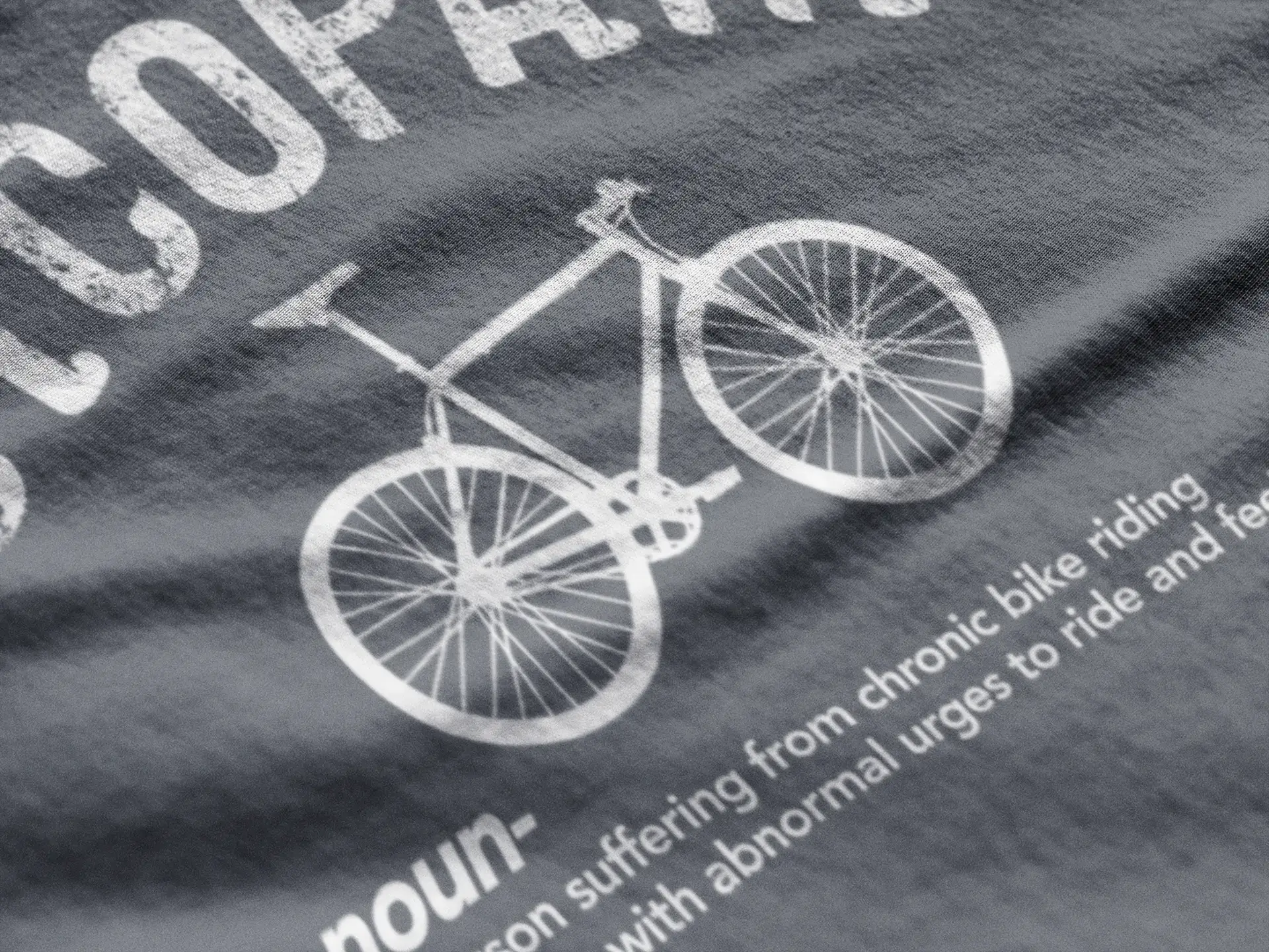 Men's Graphic T-Shirt Cycopath Cycling Theme Eco-Friendly Limited Edition