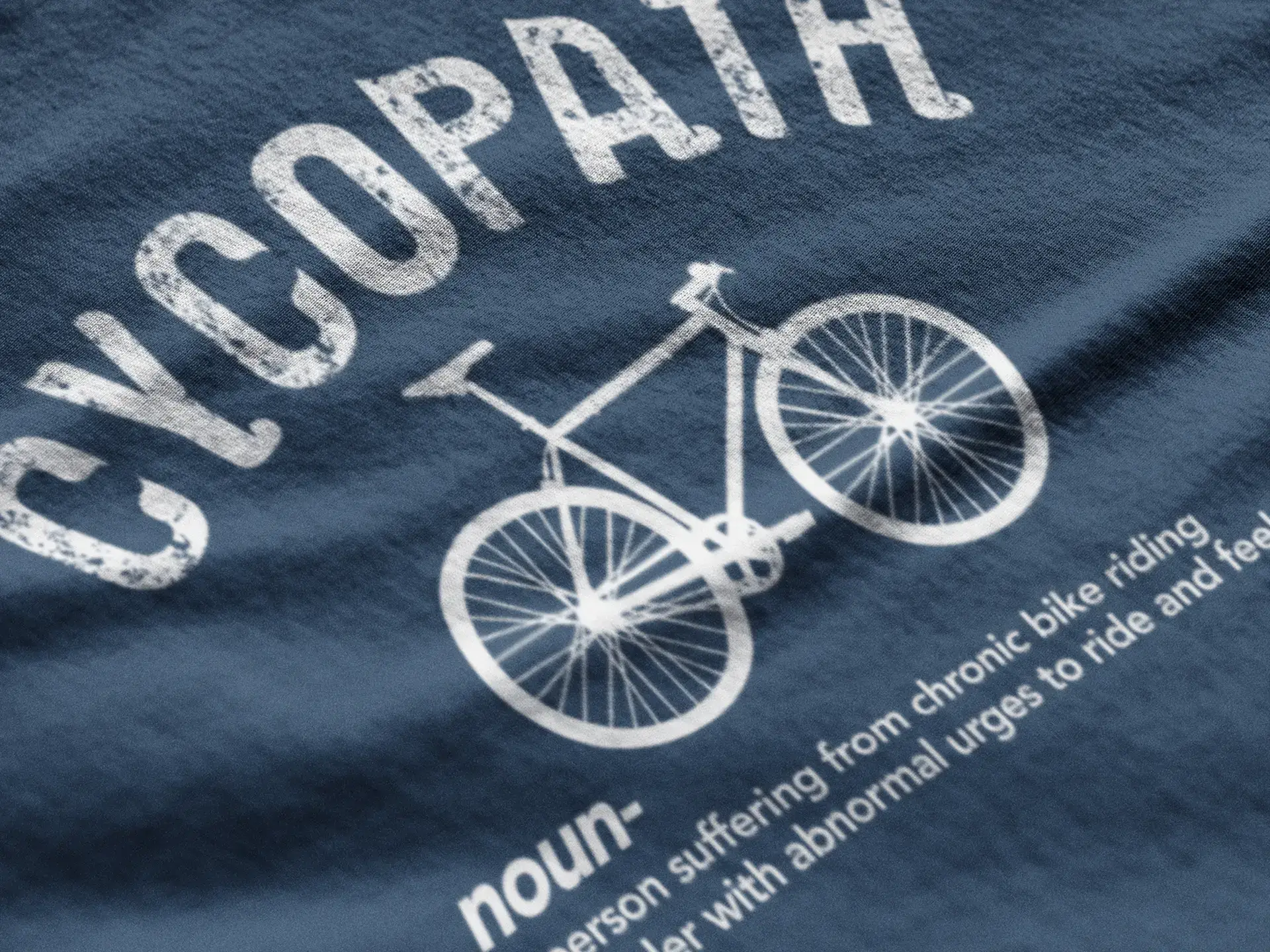 Men's Graphic T-Shirt Cycopath Cycling Theme Eco-Friendly Limited Edition